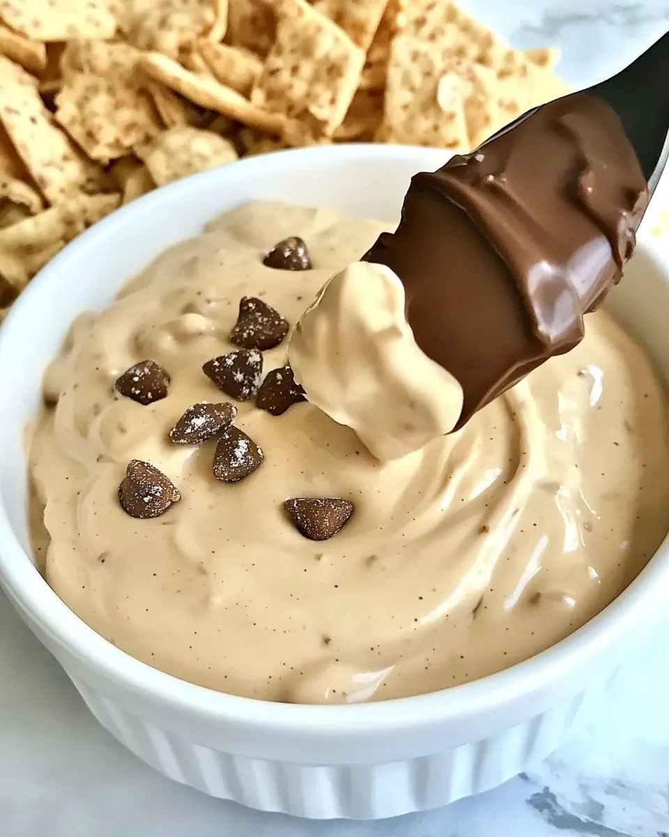 Healthy Peanut Butter Yogurt Dip dish photo