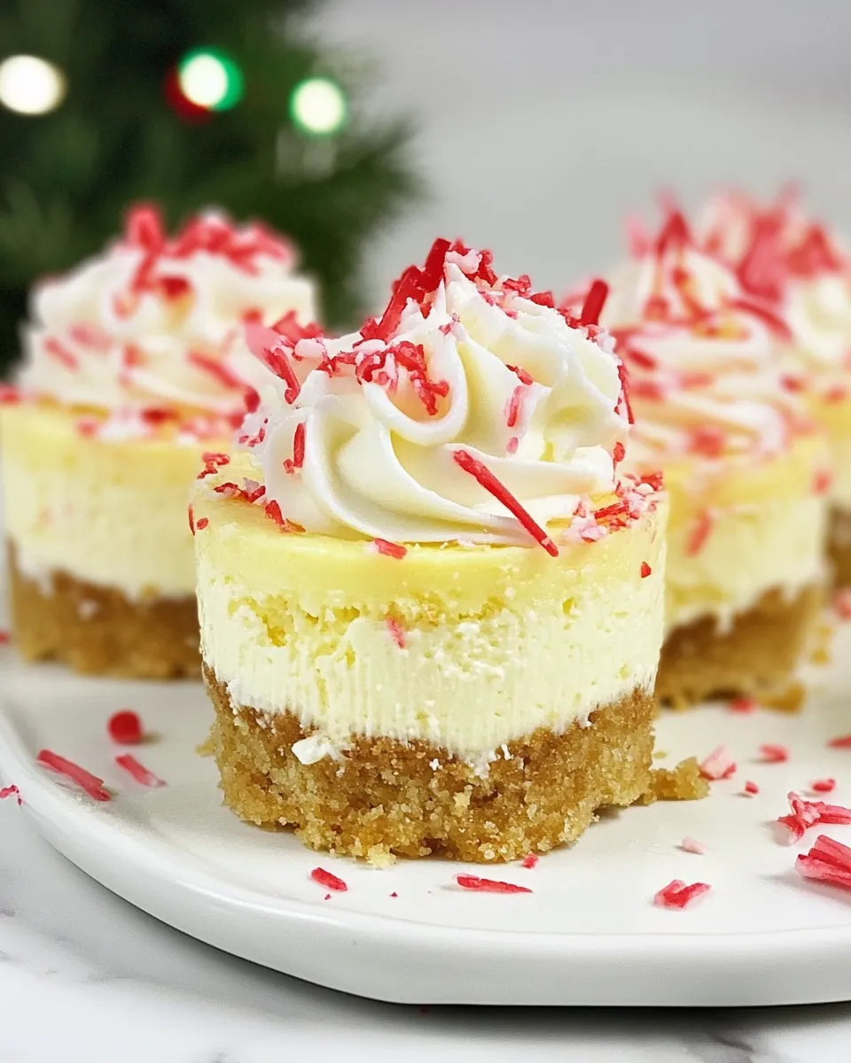 Homemade Peppermint Cheesecakes photo