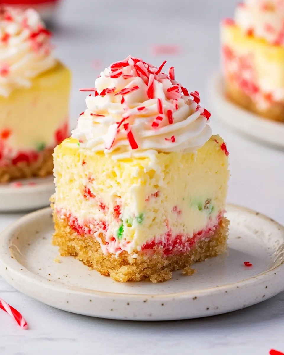 Classic Peppermint Cheesecakes image