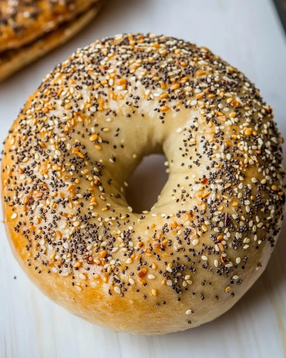 Easy Perfect New York Style Bagel Recipe shot