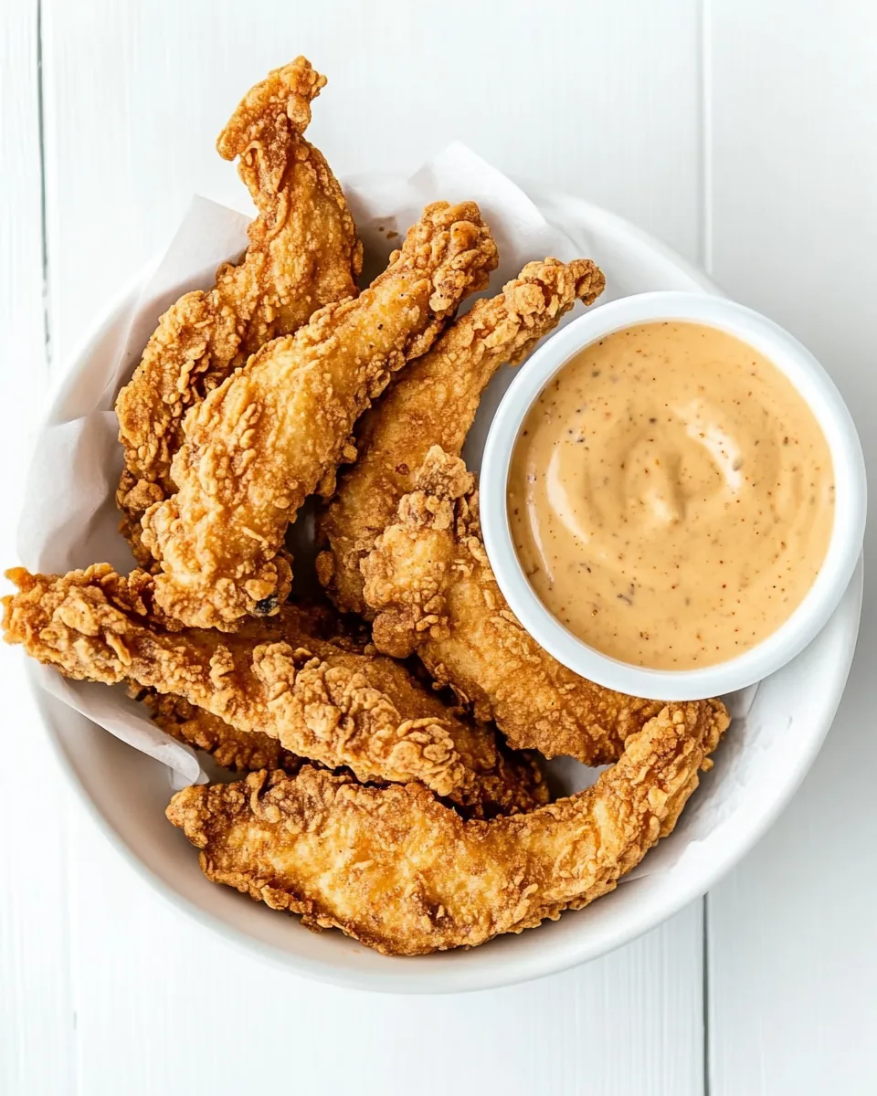Easy Raising Canes Tenders plate image