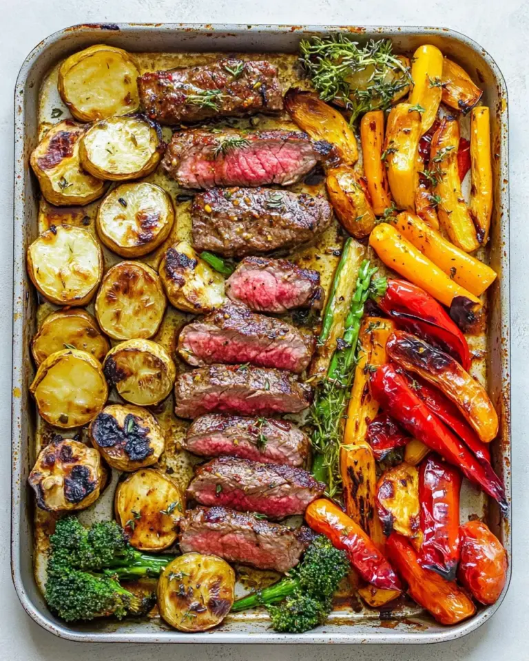 Easy Sheet Pan Steak and Veggies photo