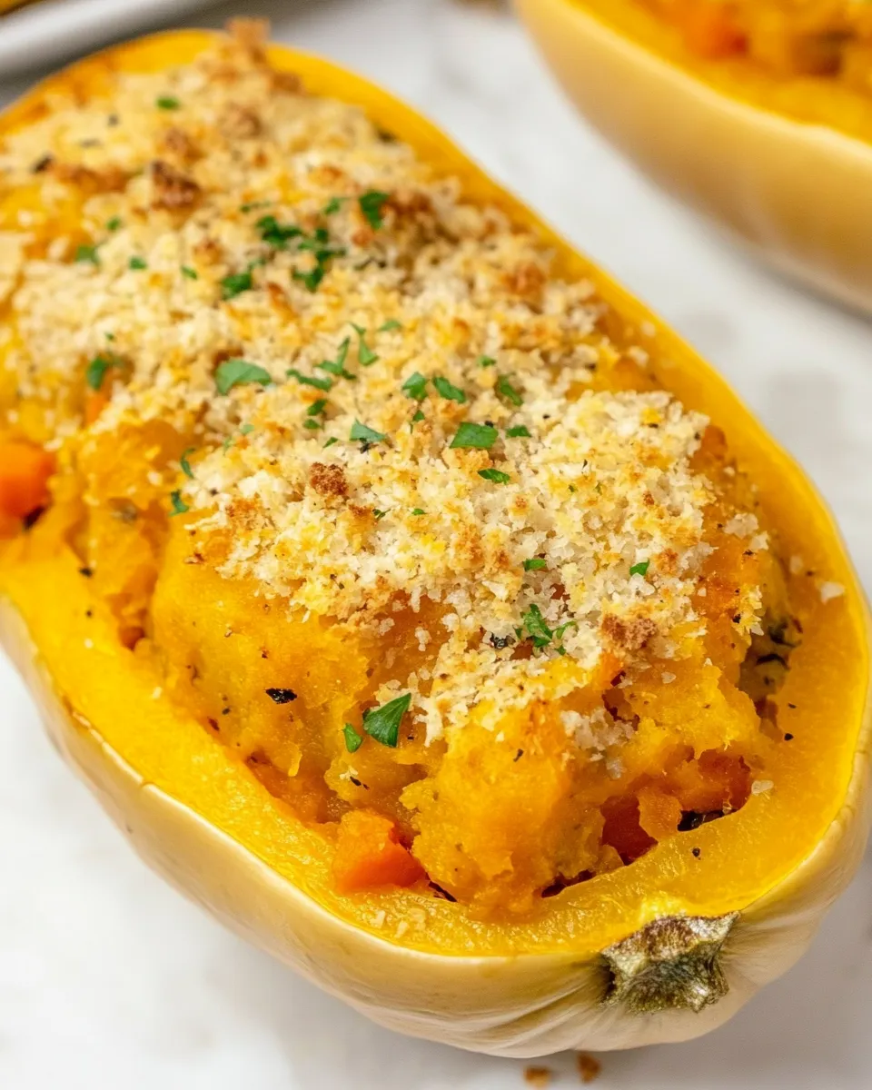 Homemade Twice-Baked Stuffed Butternut Squash photo