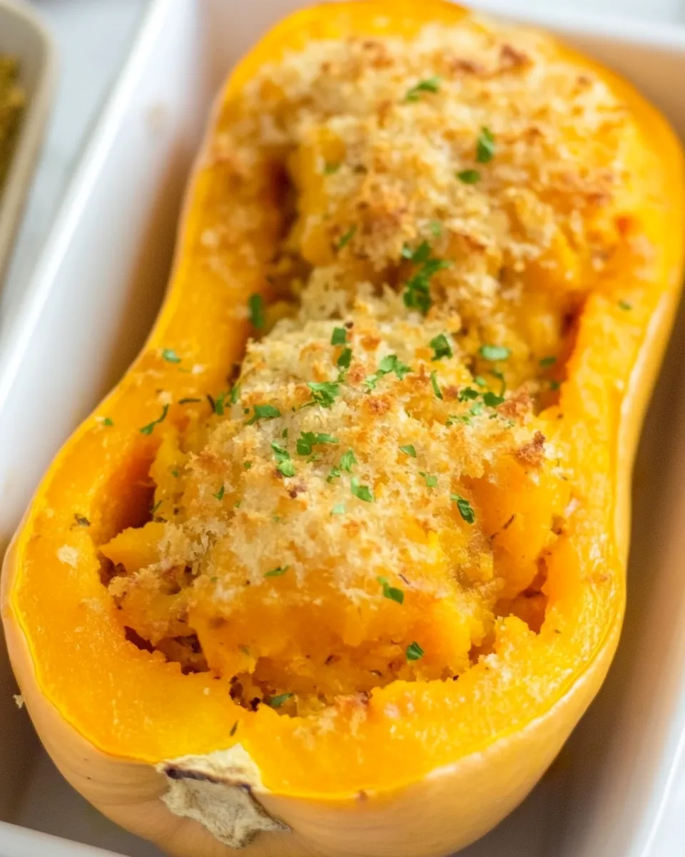 Easy Twice-Baked Stuffed Butternut Squash recipe photo