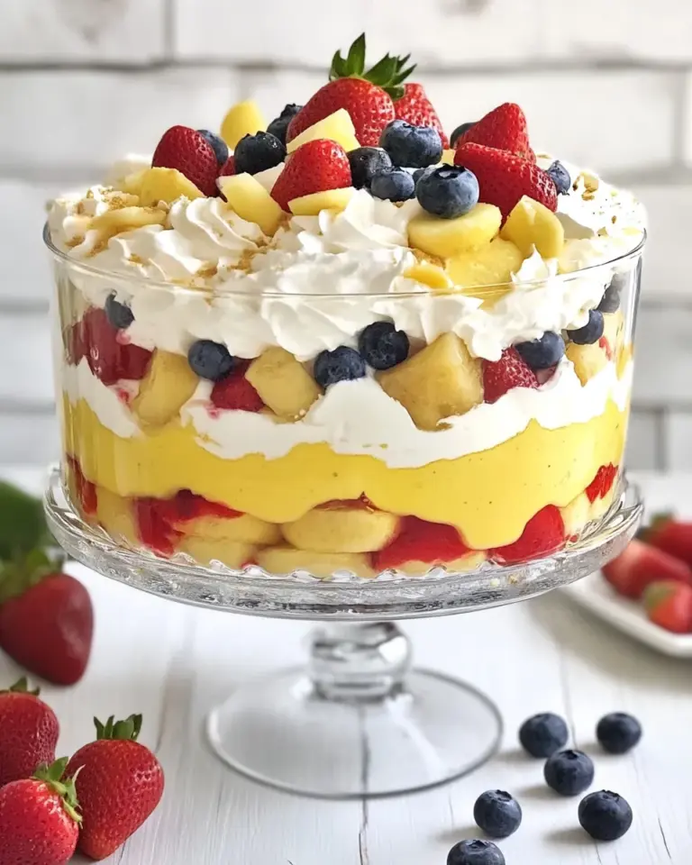 Homemade Vanilla Trifle photo