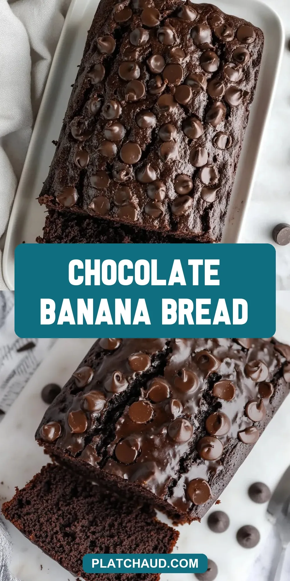 Chocolate Banana Bread (Delicious & Delicious)