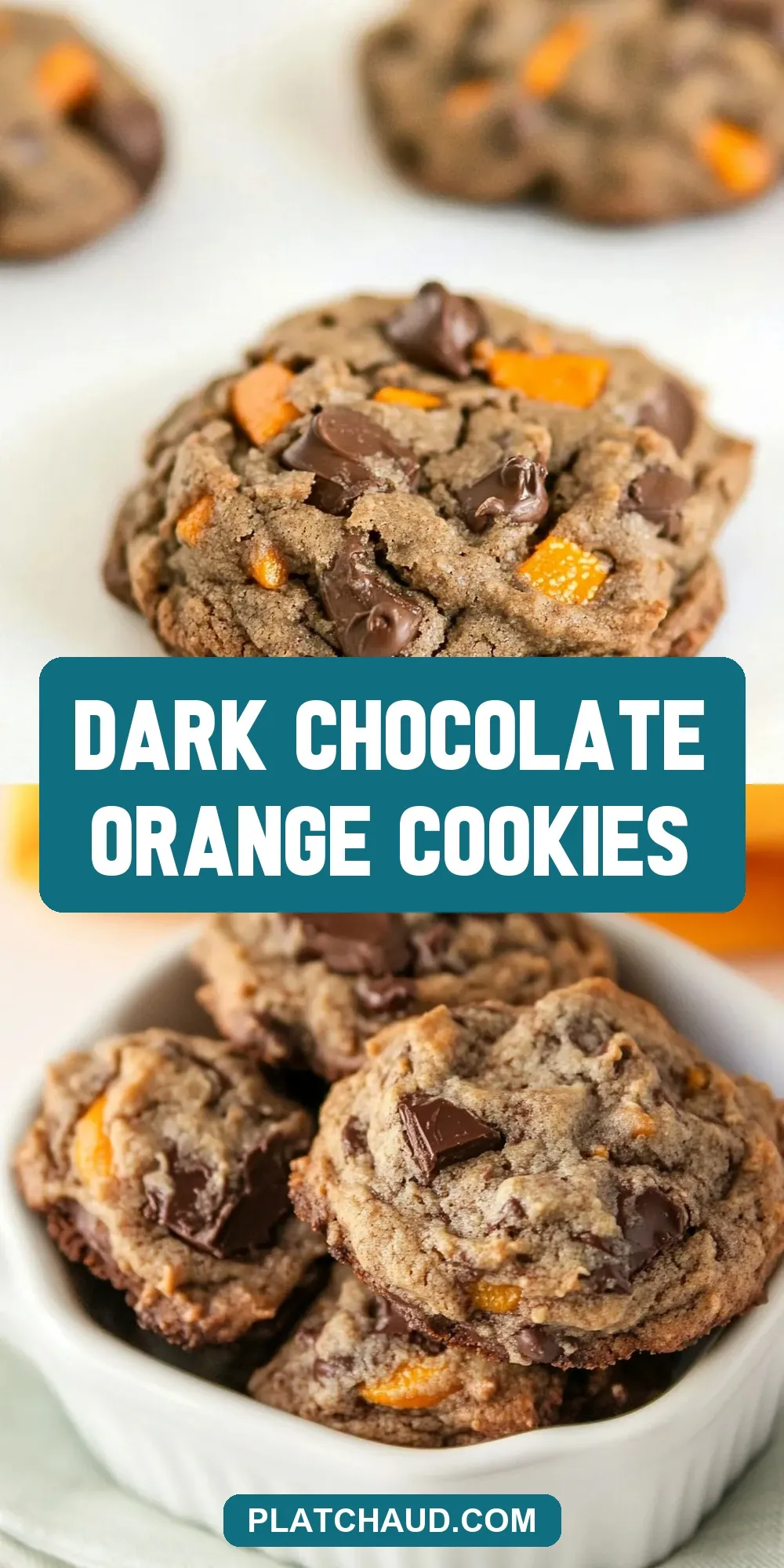 Amazing Dark Chocolate Orange Cookies
