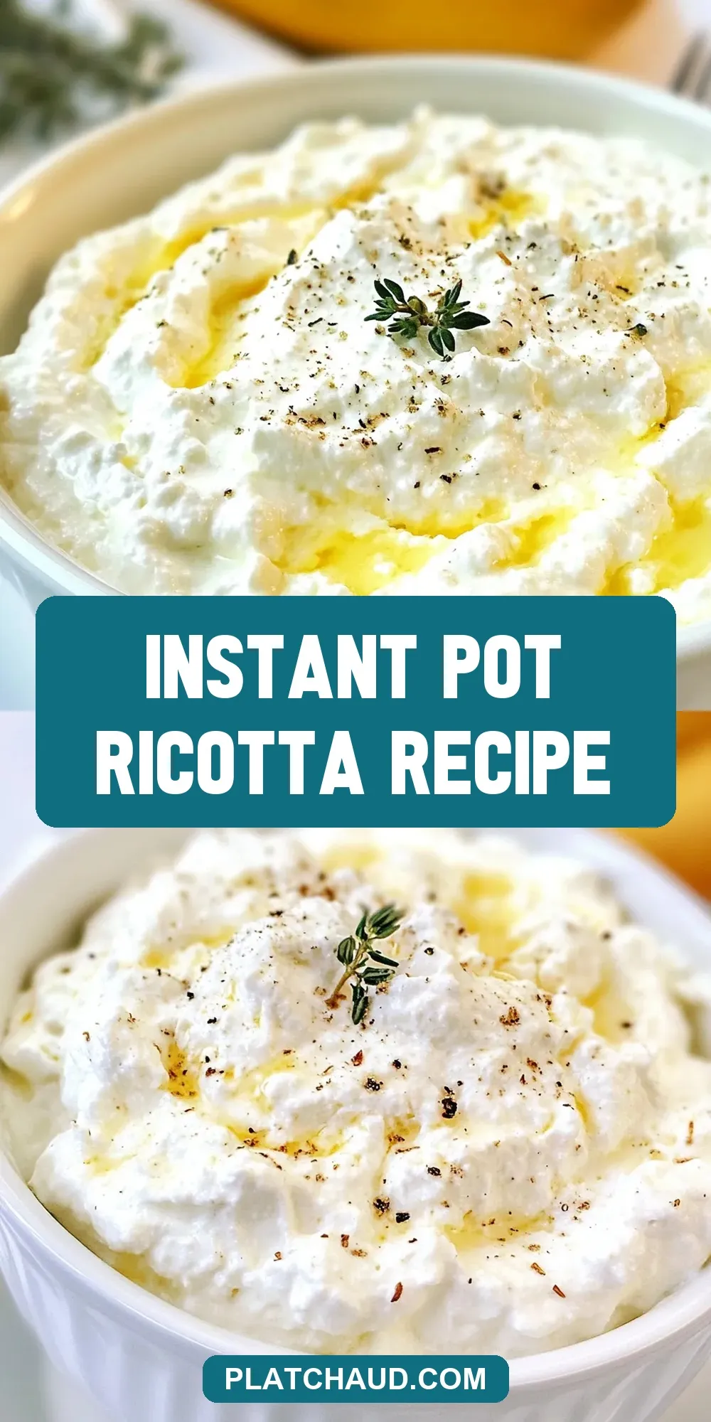 Quick Instant Pot Ricotta
