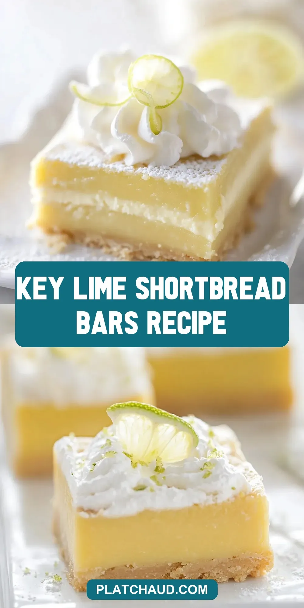 Delicious Key Lime Shortbread Bars