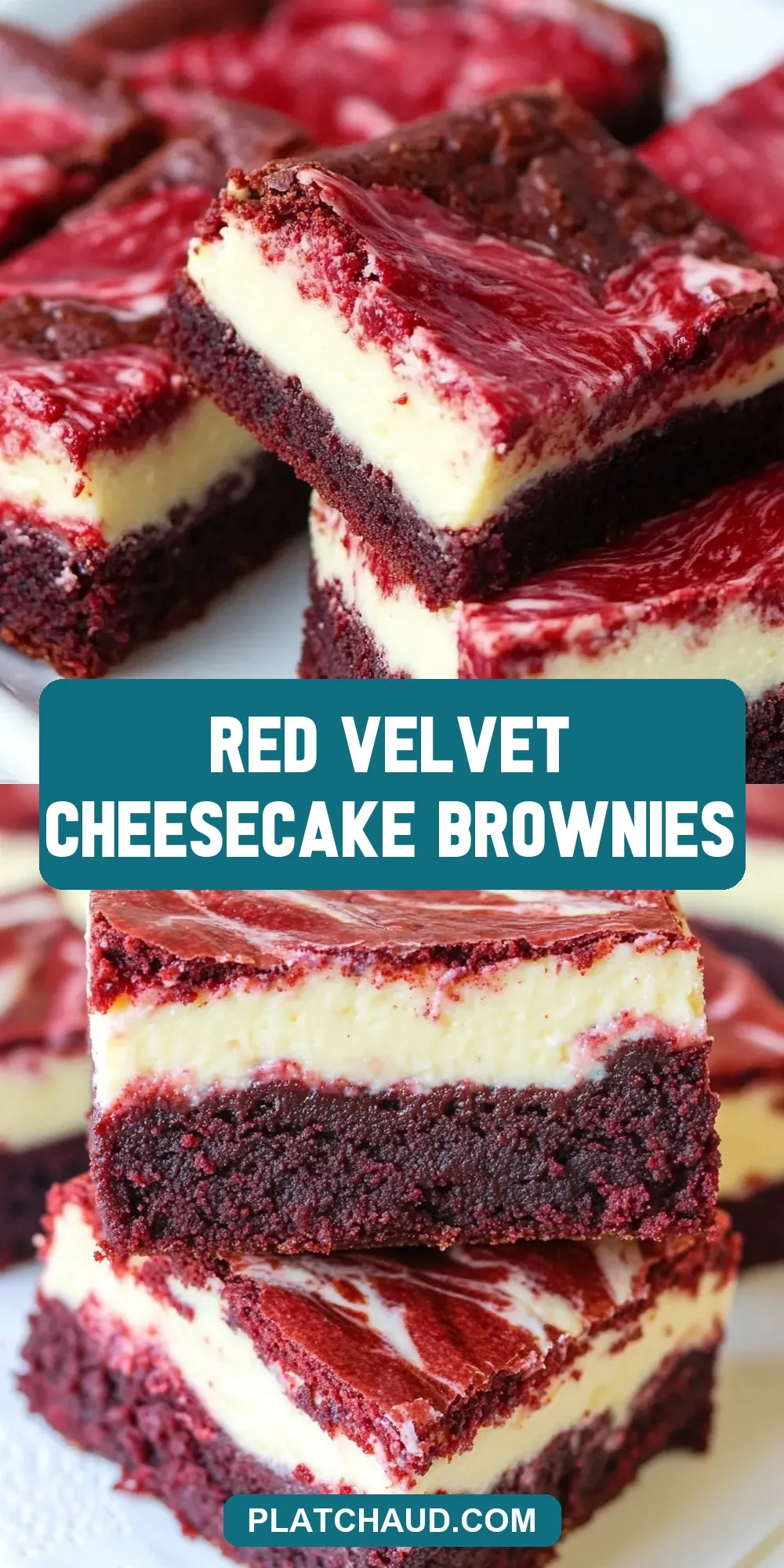 Red Velvet Cheesecake Brownies Recipe