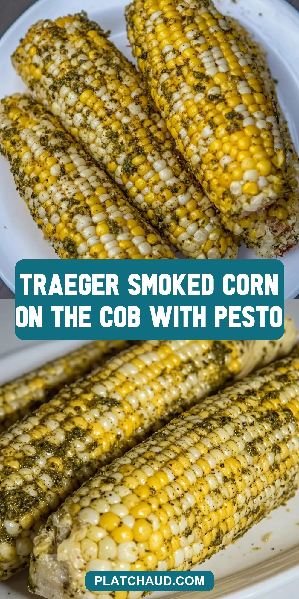 Easy Traeger Smoked Corn On The Cob With Pesto Recipe