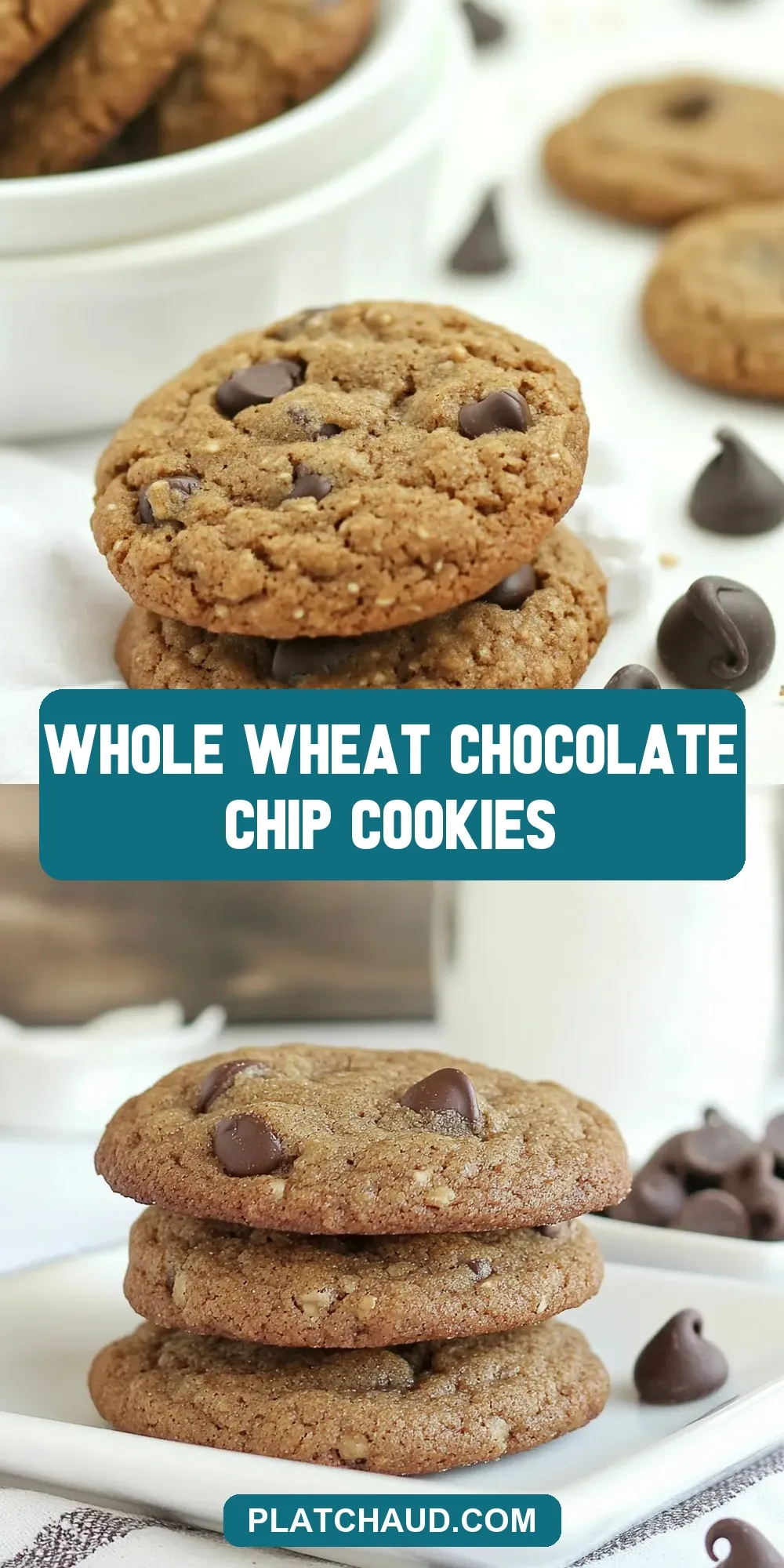 Whole Wheat Chocolate Chip Cookies Recipe