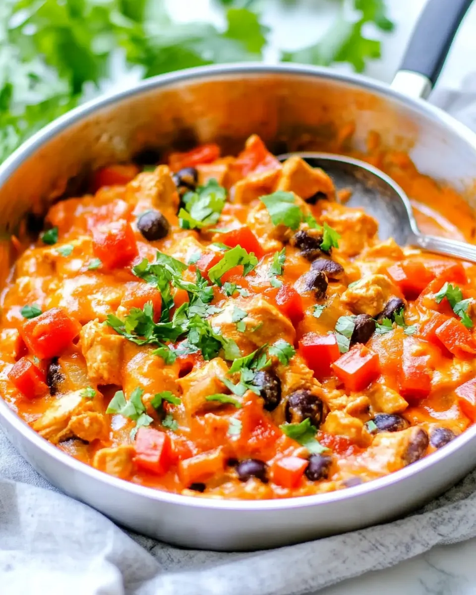 Quick 15-Minute Cheesy Chicken Taco Skillet recipe photo