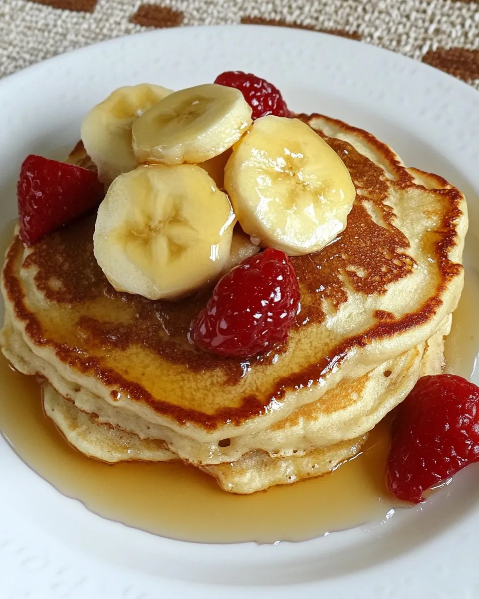 Quick 2 Ingredient Pancakes recipe photo
