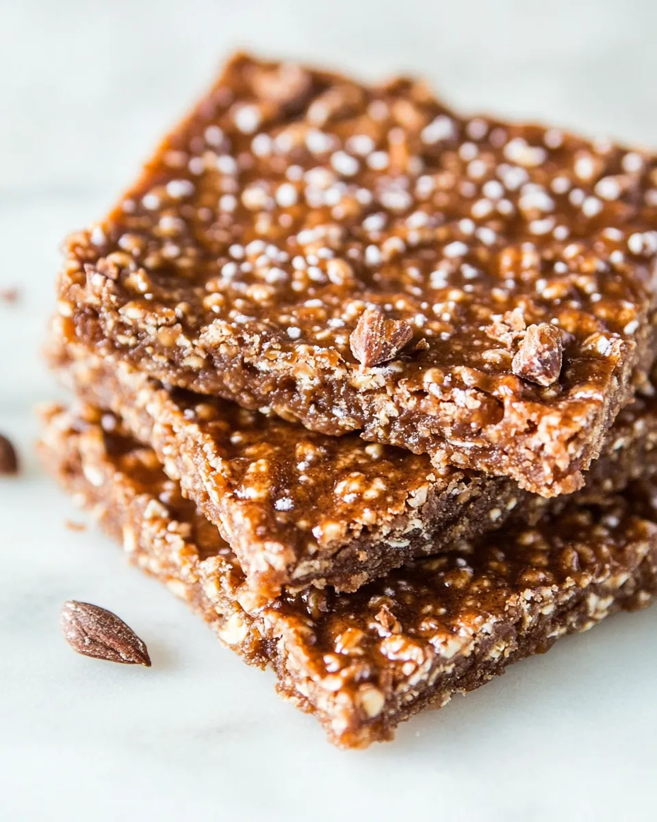 Healthy 3-Ingredient Peanut Butter Breakfast Bar image