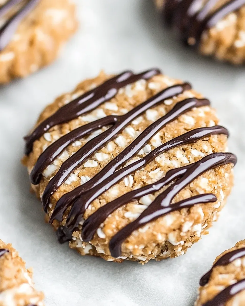 Delicious 4-Ingredient Healthy Samoa Cookies (Paleo) image