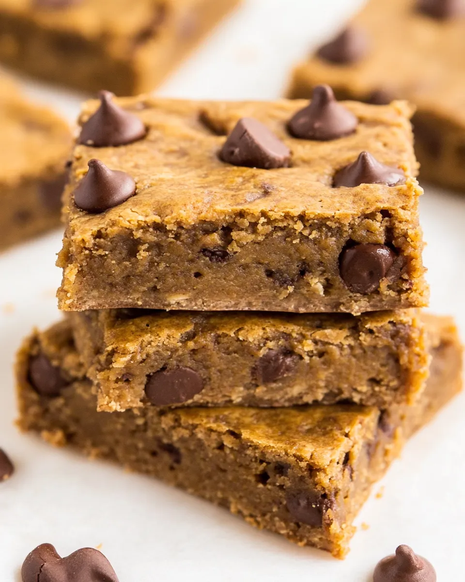 Tasty 6-Ingredient Banana Chickpea Bars (Vegan, Gluten-Free) recipe photo
