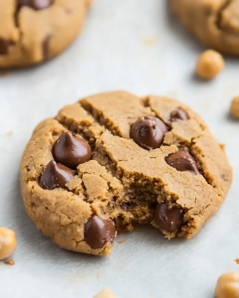 Easy 6-ingredient Peanut Butter Chickpea Cookies (Vegan, Grain-Free) photo