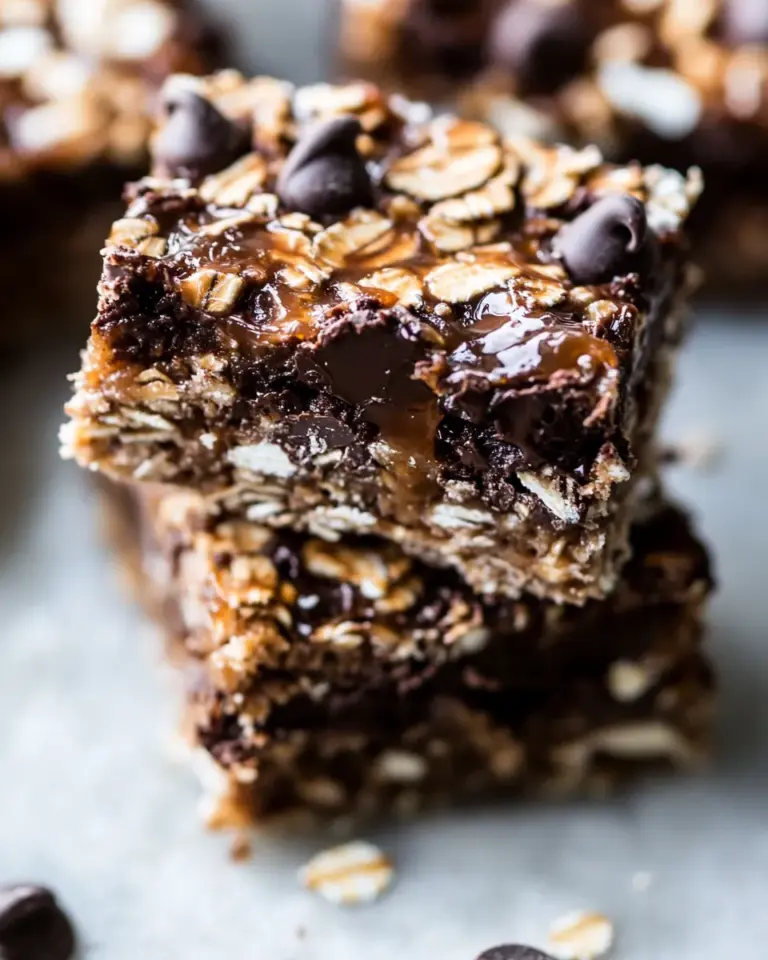 Ultimate 7-Layer Dulce De Leche Oatmeal Chocolate Chip Bars. image