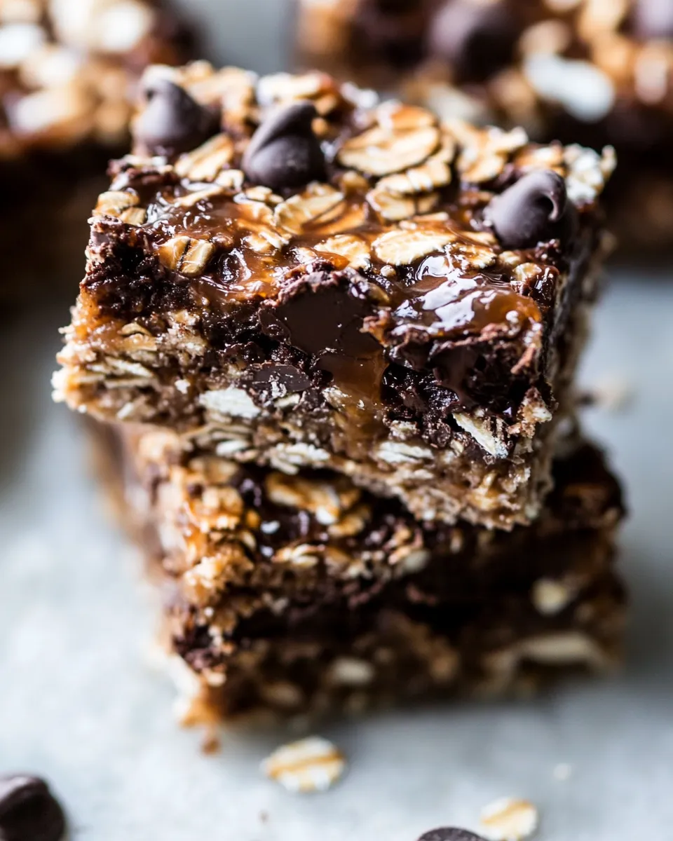 Ultimate 7-Layer Dulce De Leche Oatmeal Chocolate Chip Bars. image