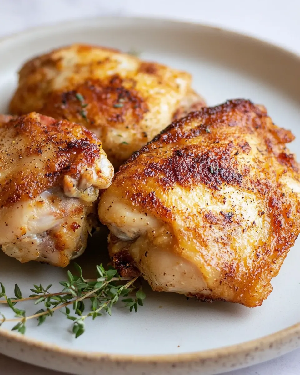 Homemade Air-Fryer Chicken Thighs photo