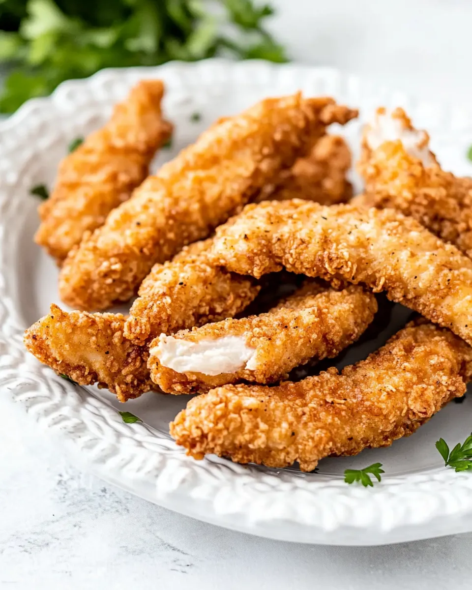 Quick Air-Fryer Frozen Chicken Tenders recipe photo
