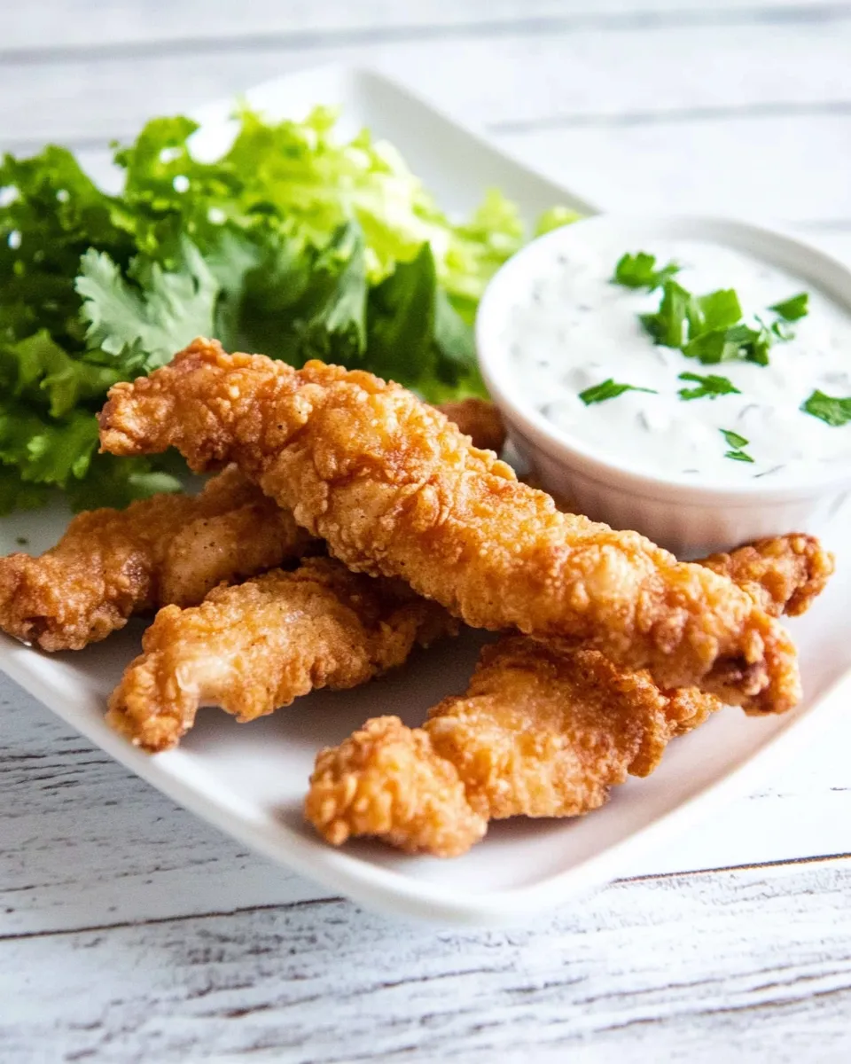 Best Air-Fryer Frozen Chicken Tenders dish photo
