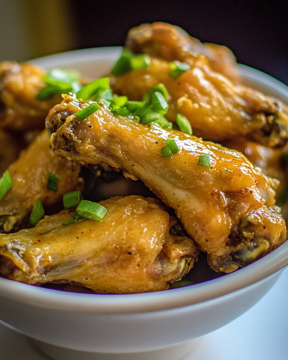 Homemade Air Fryer Garlic Buffalo Chicken Wings Recipe (Crispy & Easy) photo