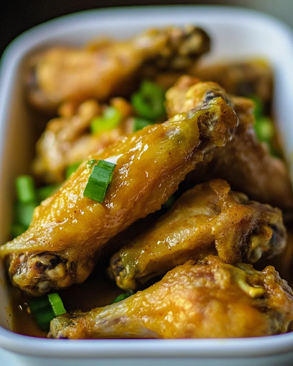 Easy Air Fryer Garlic Buffalo Chicken Wings Recipe (Crispy & Easy) recipe photo