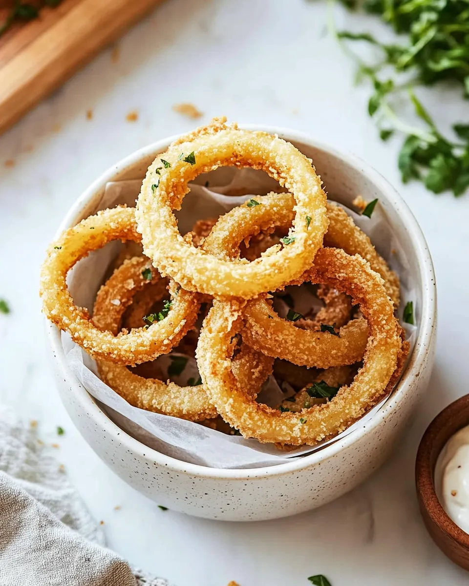 Classic Air Fryer Onion Rings image