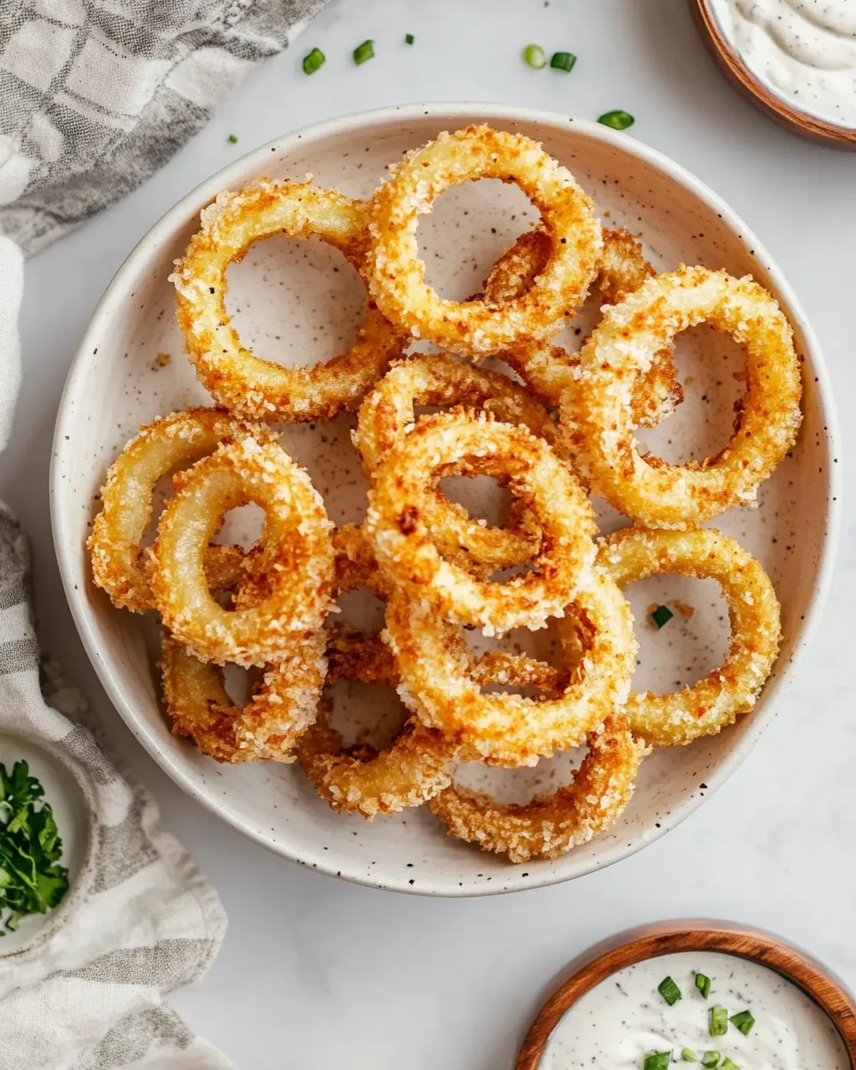 Easy Air Fryer Onion Rings recipe photo