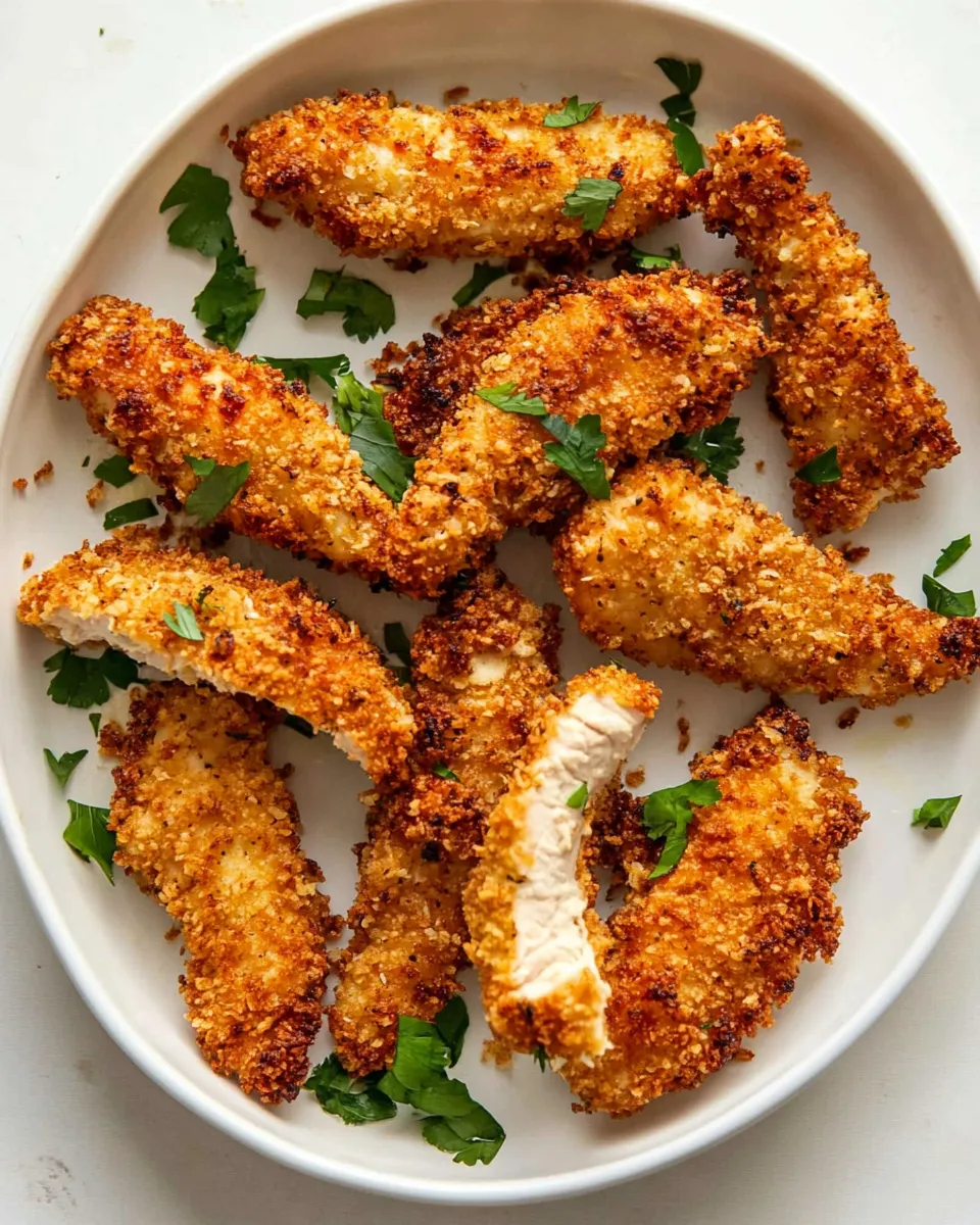 Homemade Air Fryer Panko Chicken Tenders photo