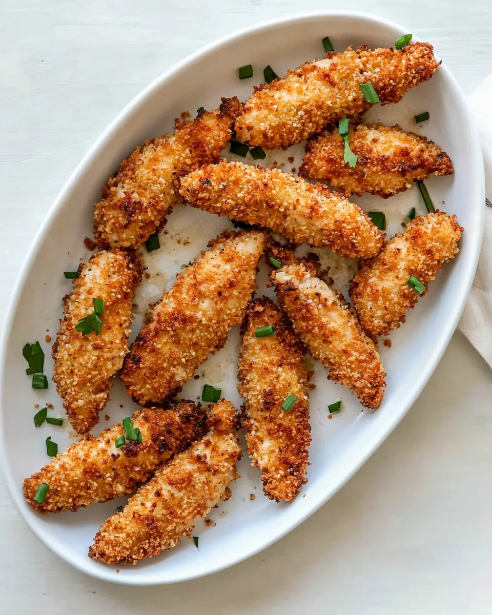 Easy Air Fryer Panko Chicken Tenders recipe photo