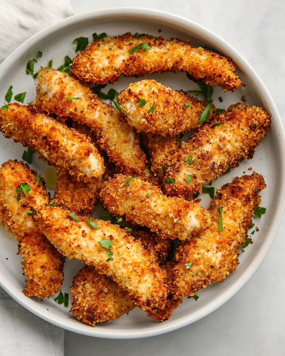 Delicious Air Fryer Panko Chicken Tenders shot