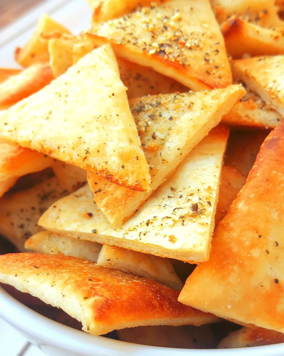 Easy Air Fryer Pita Chips recipe photo