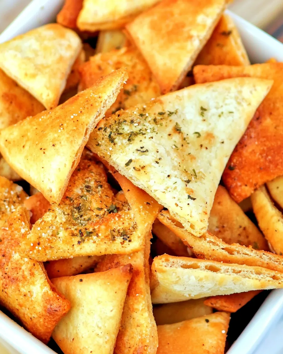Delicious Air Fryer Pita Chips shot