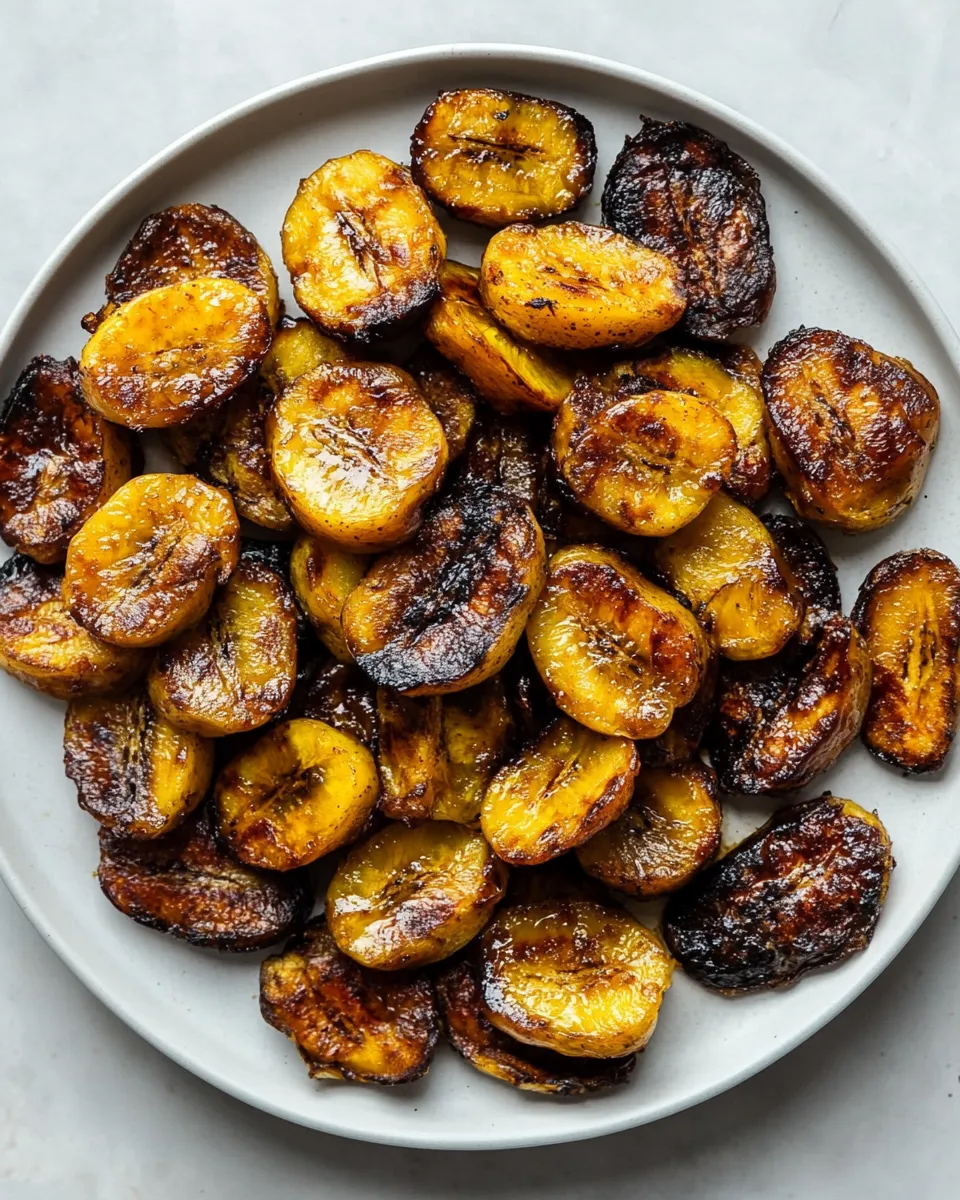 Savory Air Fryer Plantains shot