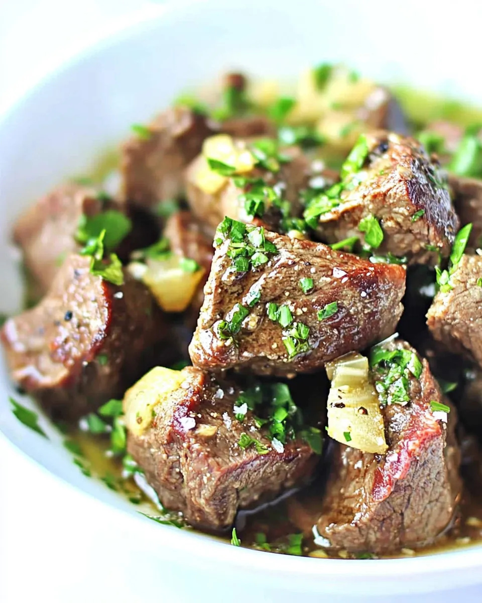 Delicious Air Fryer Steak Bites recipe photo