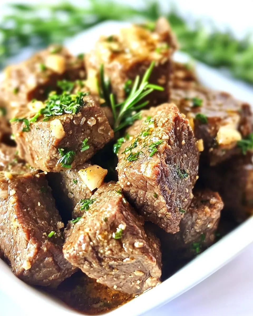 Quick Air Fryer Steak Bites shot