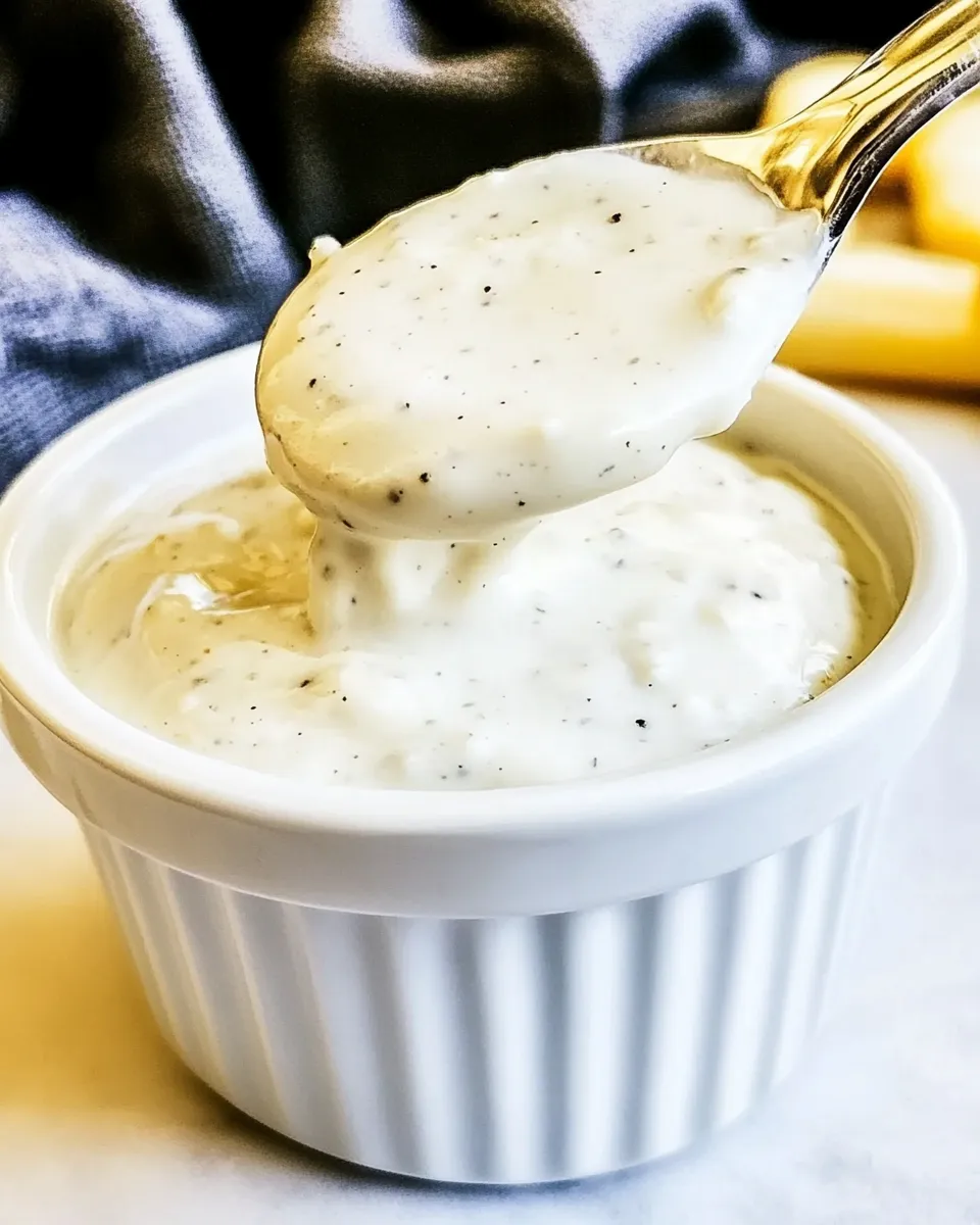 Delicious Alabama White Sauce (White BBQ Sauce) shot
