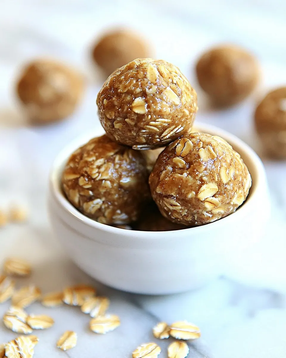 Delicious Almond Butter Oat Balls recipe photo
