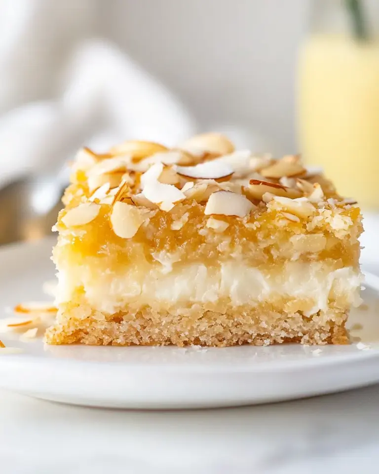 Homemade Almond Coconut Bars photo