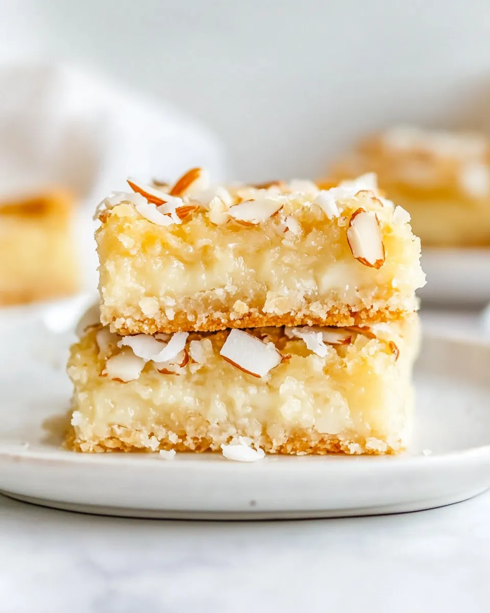 Classic Almond Coconut Bars shot