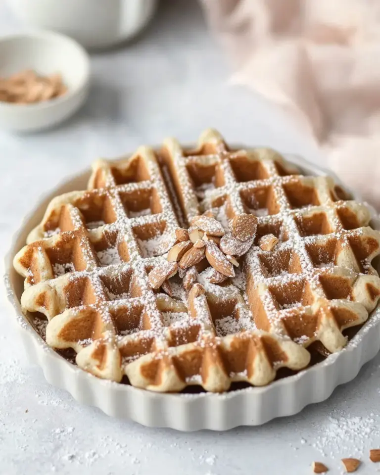 Homemade Almond Flour Waffles photo