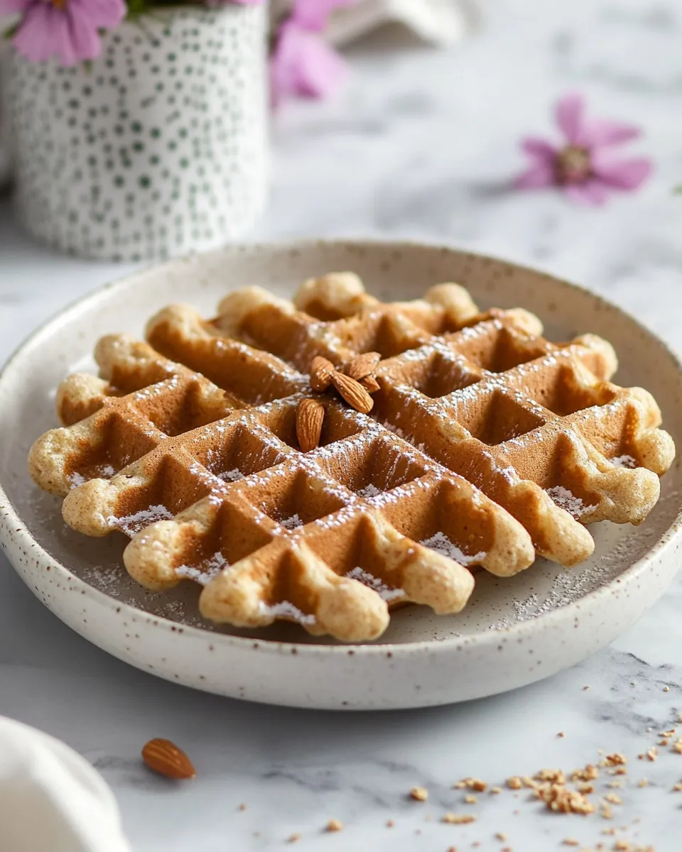 Easy Almond Flour Waffles recipe photo