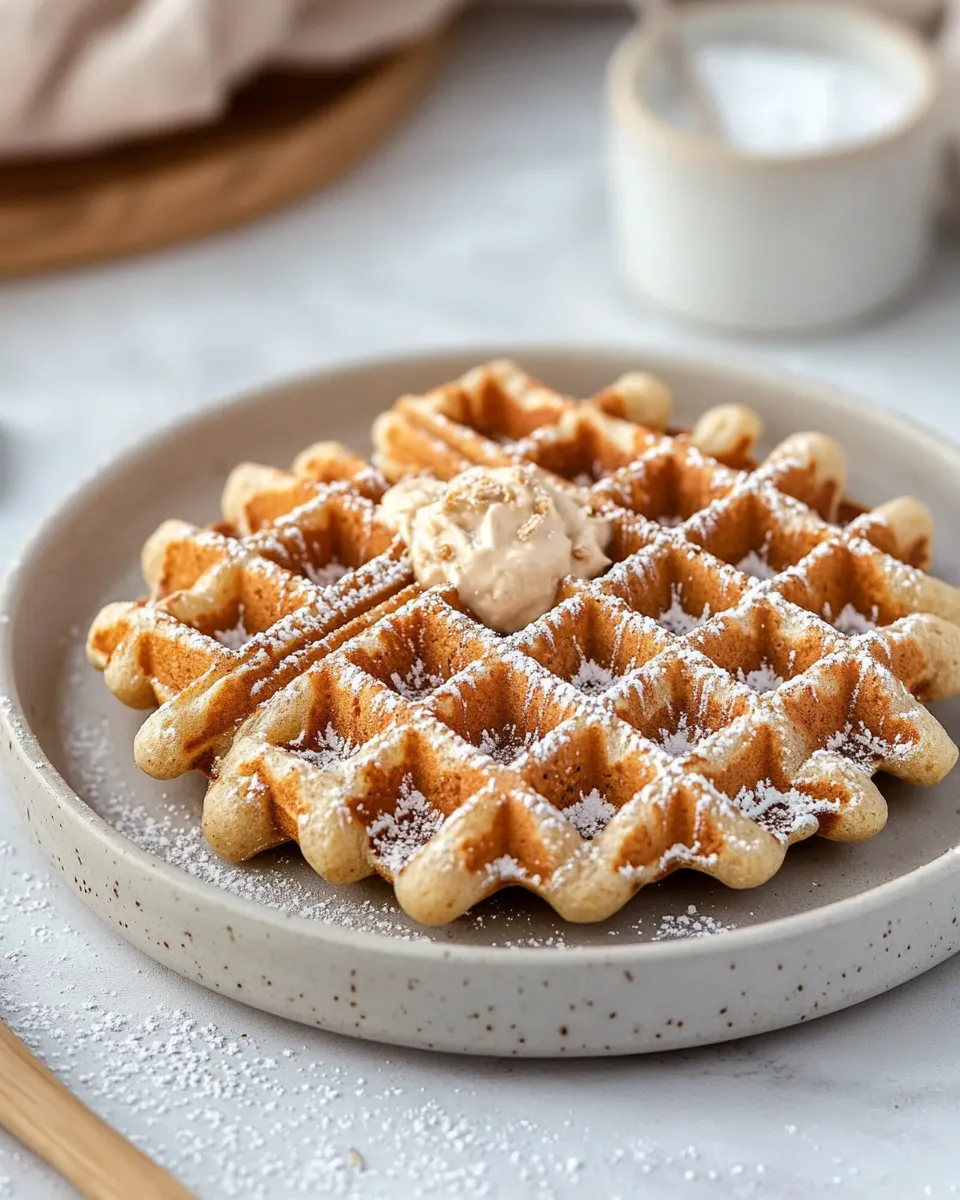Delicious Almond Flour Waffles shot