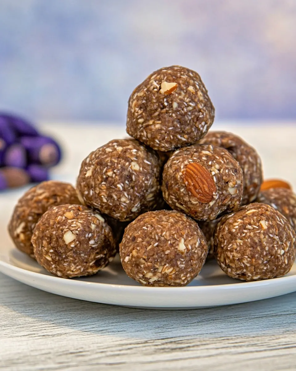 Easy Almond Joy Energy Bites recipe photo