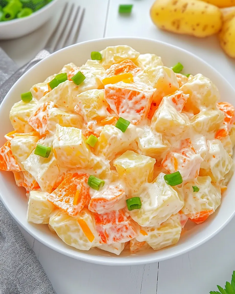 Delicious Amish Potato Salad shot