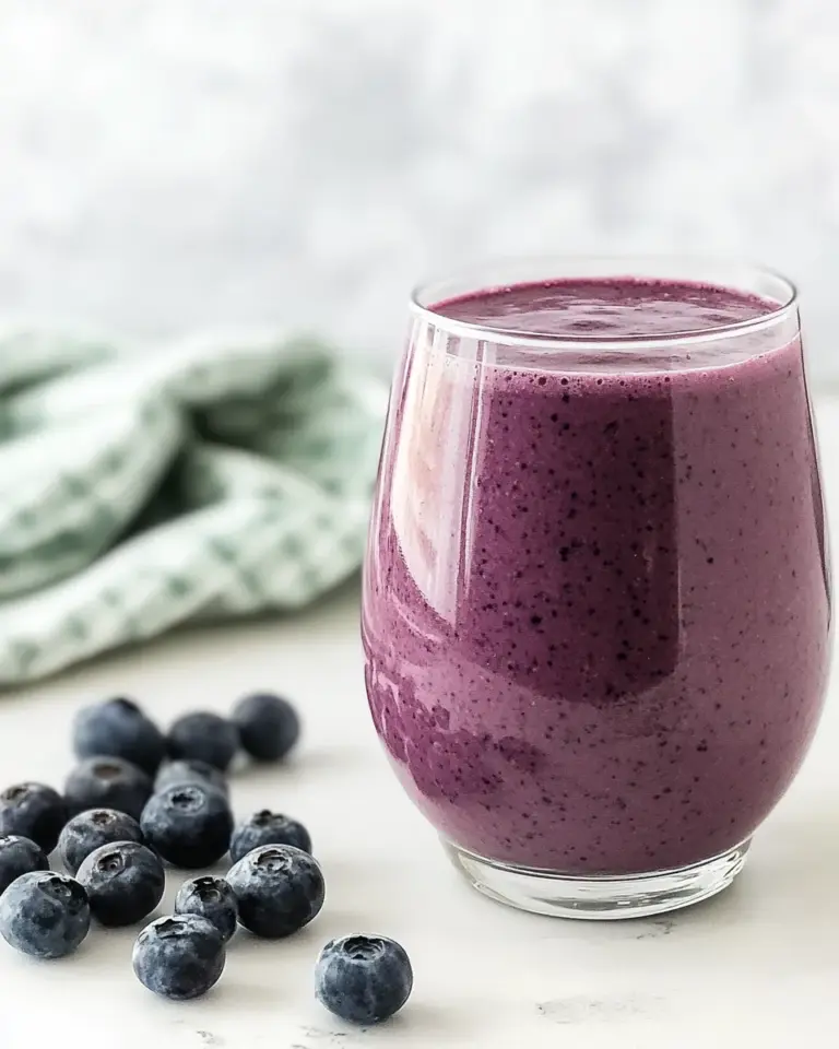 Homemade Anti-Inflammatory Blueberry Smoothie photo