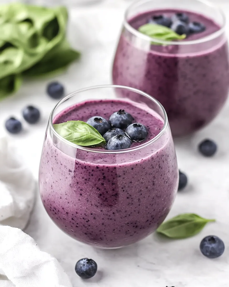 Easy Anti-Inflammatory Blueberry Smoothie recipe photo